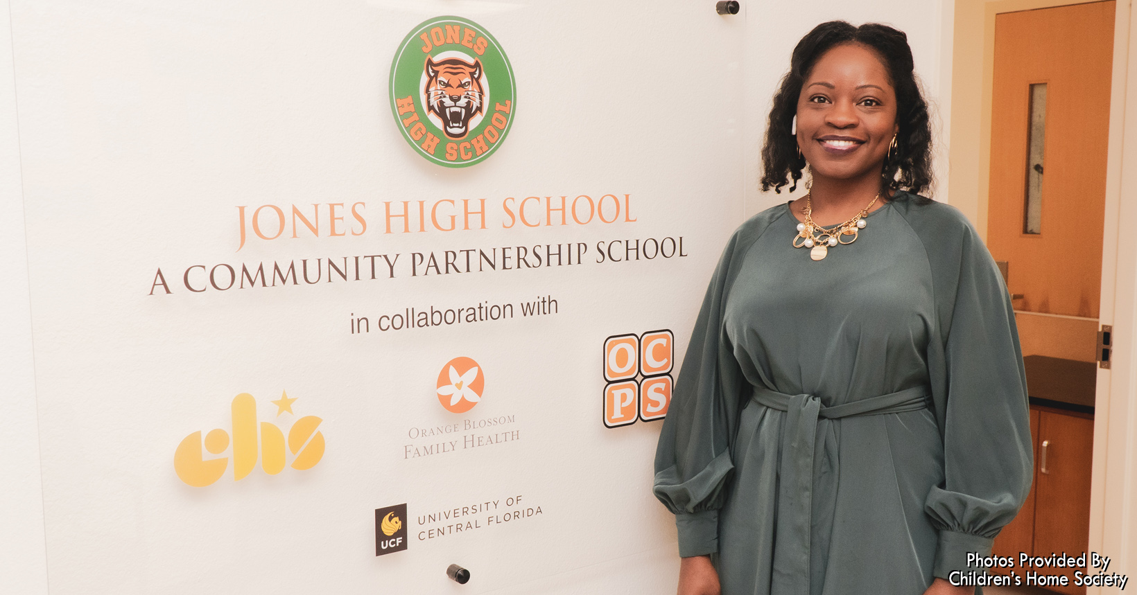 Children’s Home Society of Florida, Community Partnership School Director, Tanika Bango Cooper.